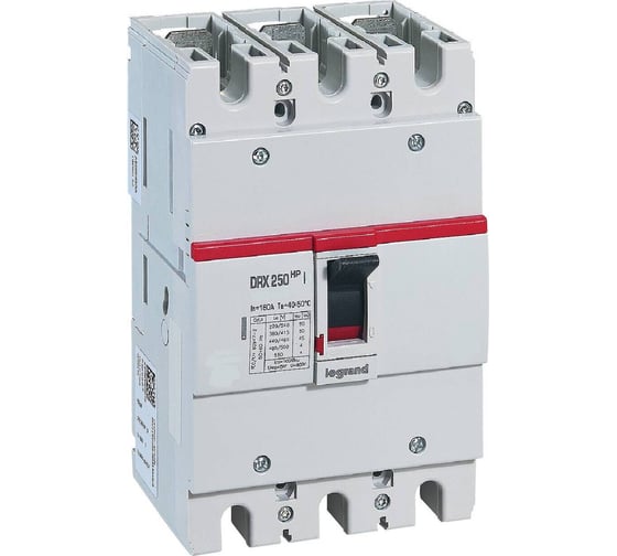 Изображение товара Выключатель-разъединитель Legrand DRXI 250 HP 160A 3П 669326