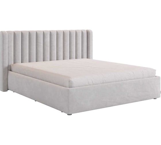 Изображение товара Каркас кровати Ева 160x200 см, галька, велюр KM1.6-23.2173