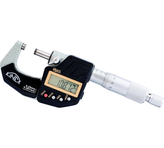 Изображение товара Электронный микрометр Kinex МКЦ-25 0-25мм, 0.001мм ABSOLUTE ZERO 7030-05-025