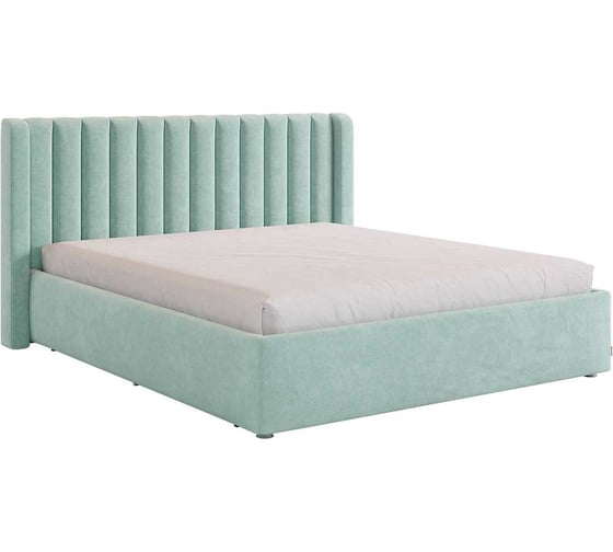 Изображение товара Каркас кровати Ева 160x200 см, мята, велюр KM1.6-23.2764