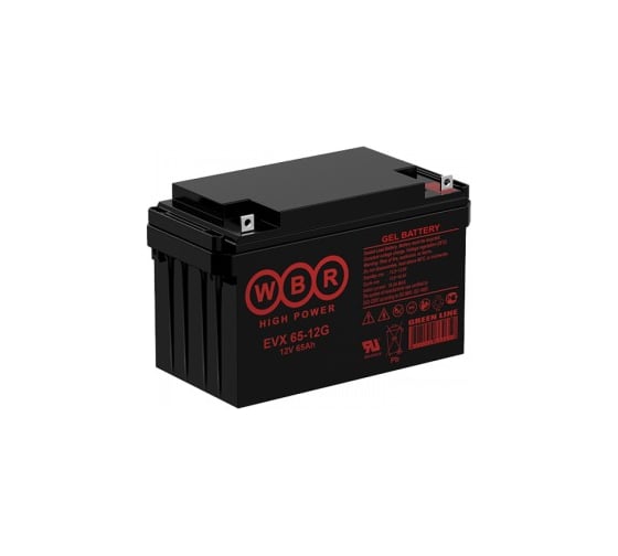 Изображение товара Аккумулятор тяговый WBR EVX65-12G 6В 12 Ач УТ-00001348