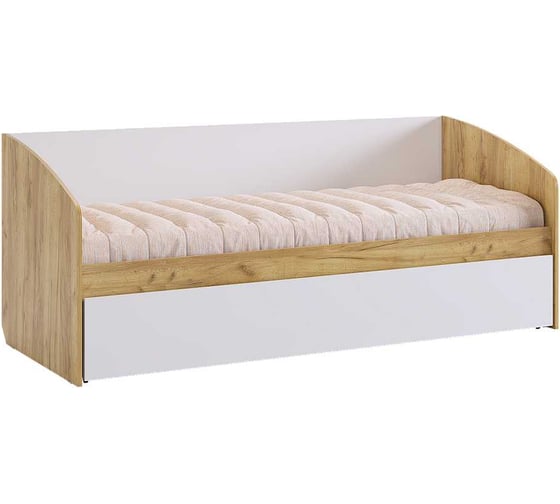 Изображение товара Кровать Форсаж дуб крафт золотой/белый MKF-07.2725