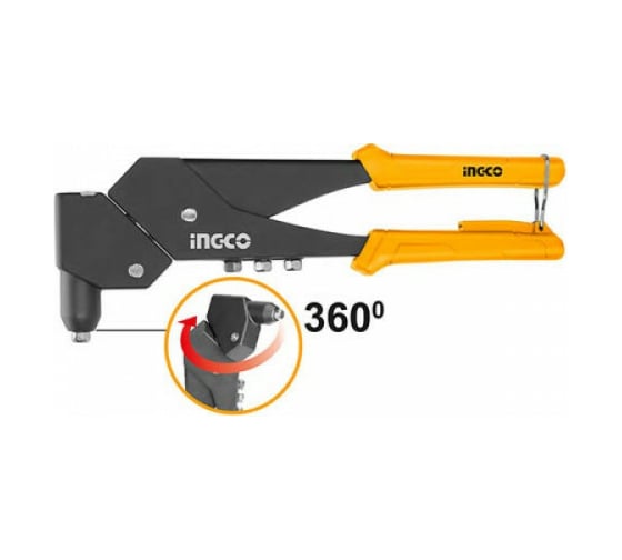 Изображение товара Поворотный заклепочник INGCO 260мм 2.4-3.2- 4- 4.8мм, 360 INDUSTRIAL SHHR106