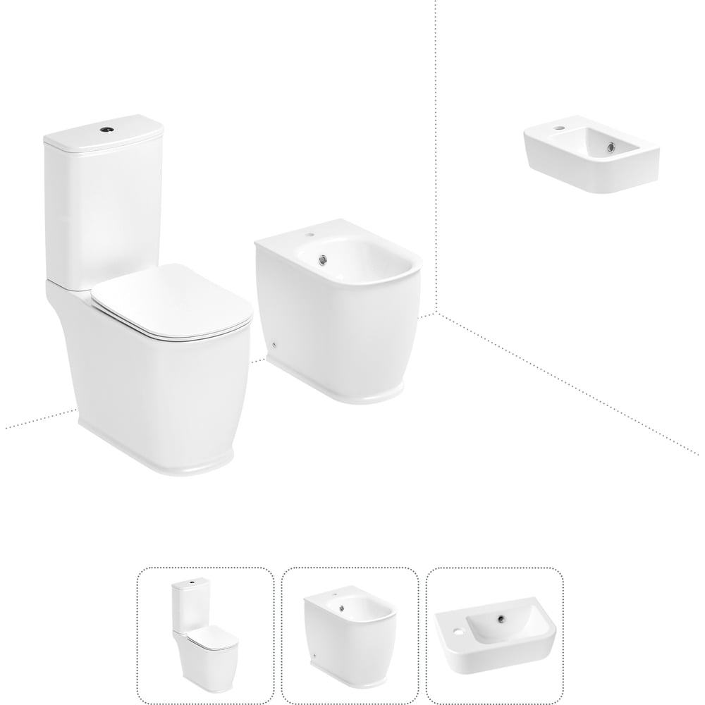 Изображение товара Унитаз-компакт Lavinia Boho Bell Pro 3 в 1 для туалета