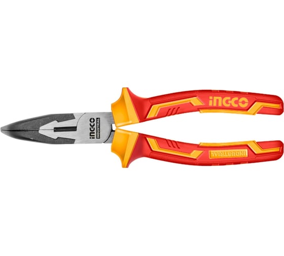 Изображение товара Диэлектрические изогнутые длинногубцы INGCO 200 мм INDUSTRIAL HIBNP28208