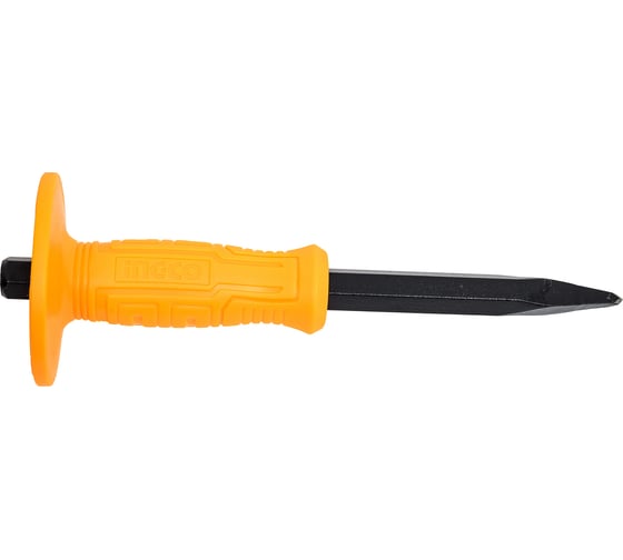 Изображение товара Пикообразное зубило INGCO с протектором 250х16х4 мм HCC0841016