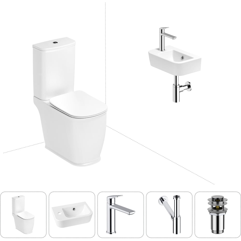 Изображение товара Унитаз-компакт Lavinia Boho Bell Pro 5 в 1