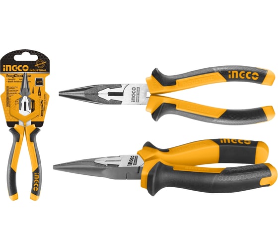 Изображение товара Тонкогубцы INGCO 160мм INDUSTRIAL HLNP28168