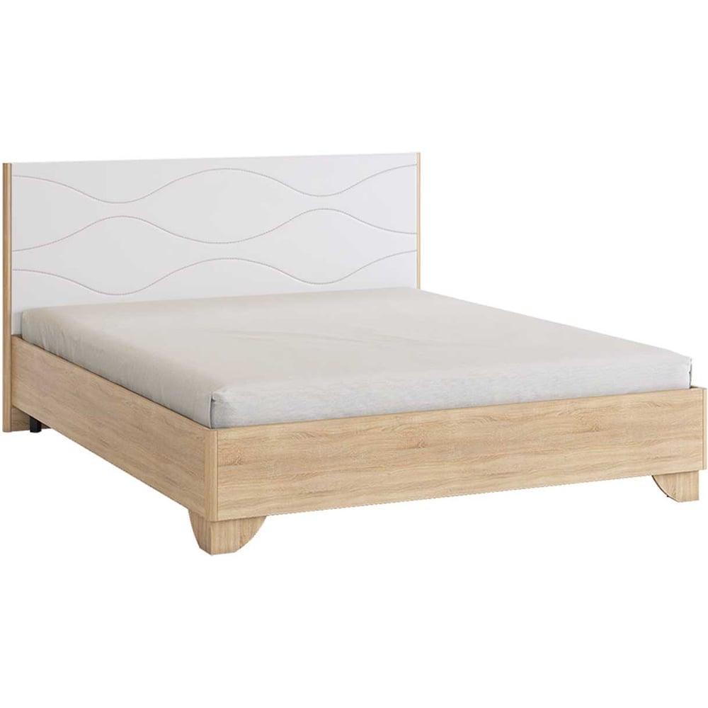 Изображение товара Кровать Зара Комфорт 160x200 см, дуб сонома/белый