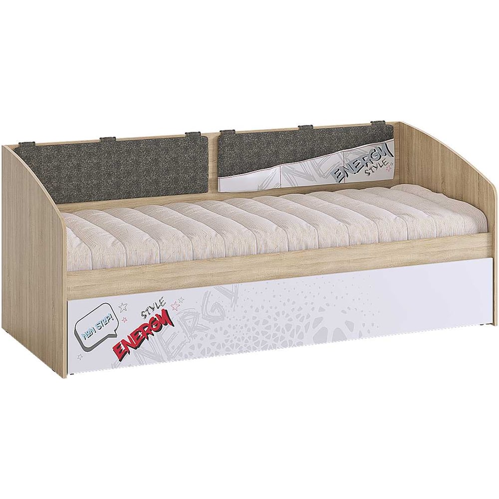 Изображение товара Кровать Энерджи дуб сонома/белый MDE-07.1623