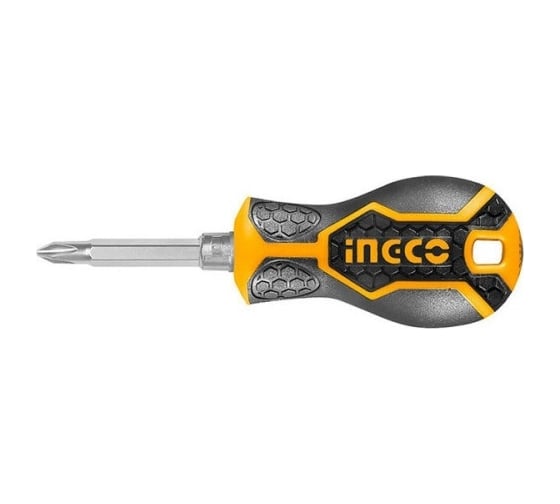 Изображение товара Двухсторонняя отвертка INGCO 2 в 1 SL6+PH2 INDUSTRIAL AKISD0202