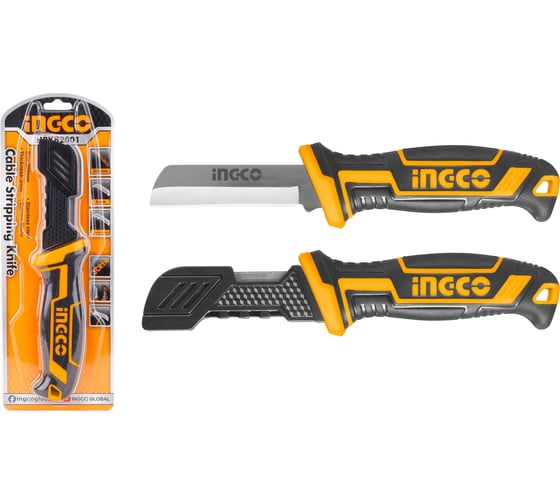 Изображение товара Прямой нож монтажника INGCO 200 мм HPK82101