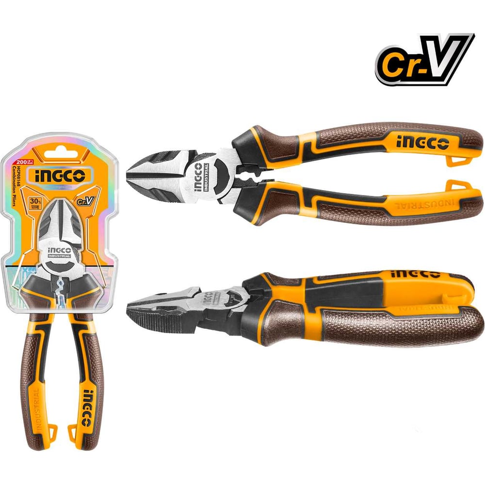 Изображение товара Бокорезы INGCO 160мм INDUSTRIAL HHLDCP28160 Изображение товара Бокорезы INGCO 160мм INDUSTRIAL HHLDCP28160