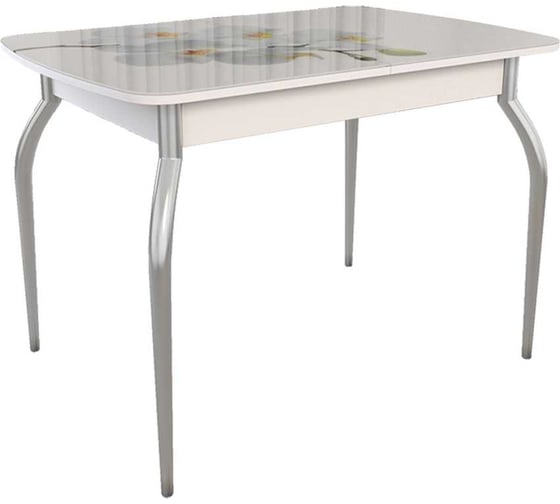 Изображение товара Обеденный раздвижной стол Танго белый/Орхидея KM-0215.1858