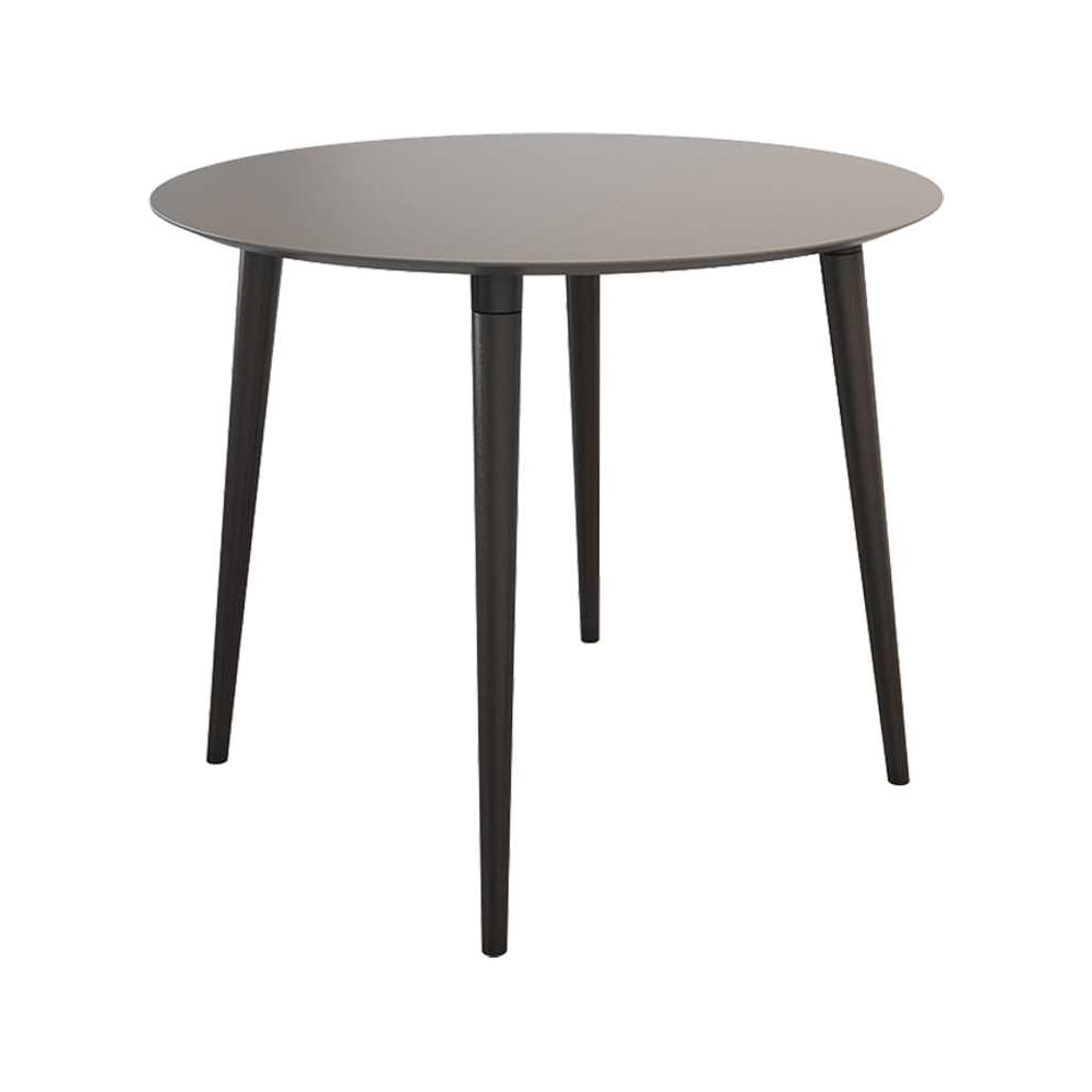 Изображение товара Обеденный стол Сканди 2 серый/венге круглый, массив дерева, МДФ