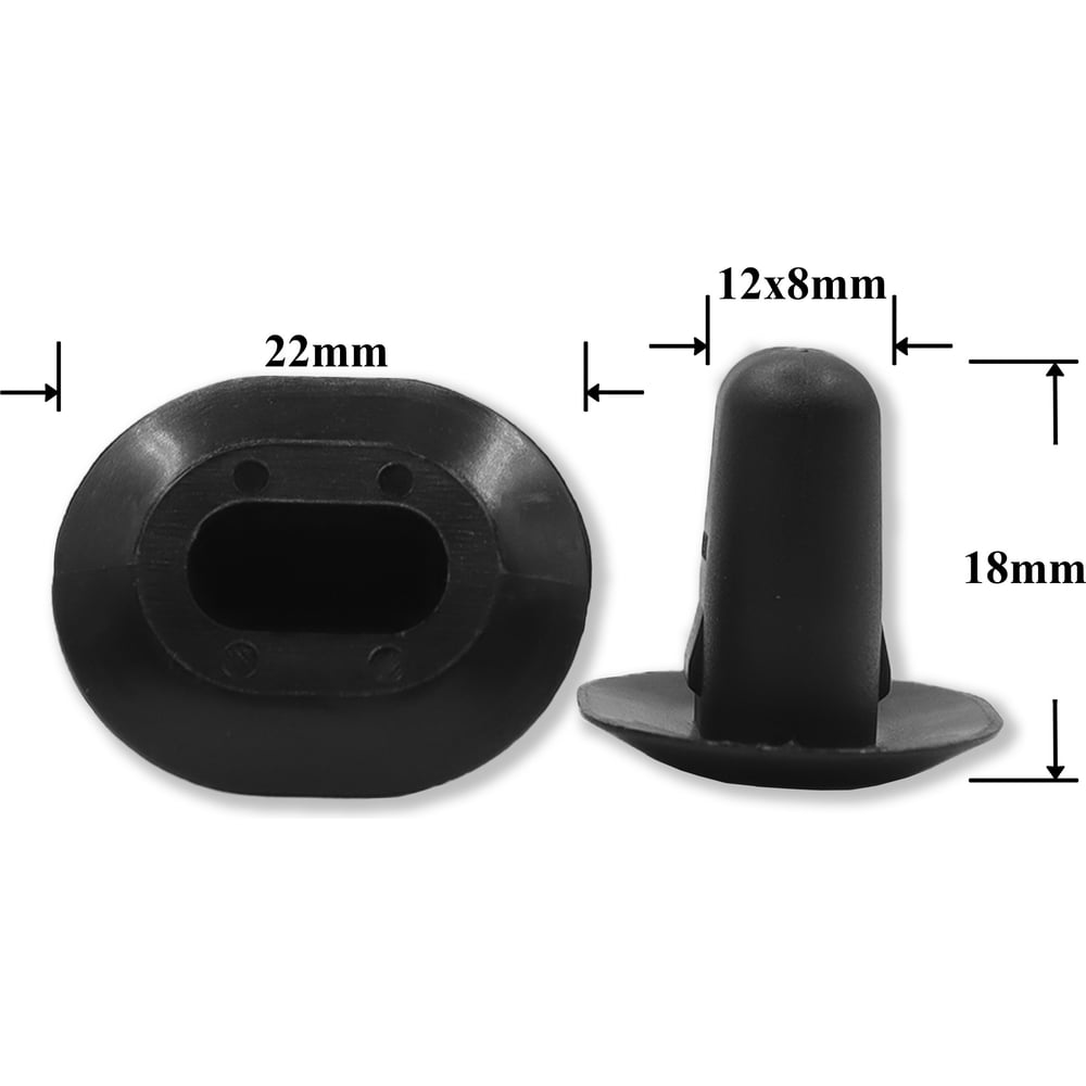 Изображение товара Автокрепеж для Land Rover 10 шт LR000080 клипсы под саморез пластиковые