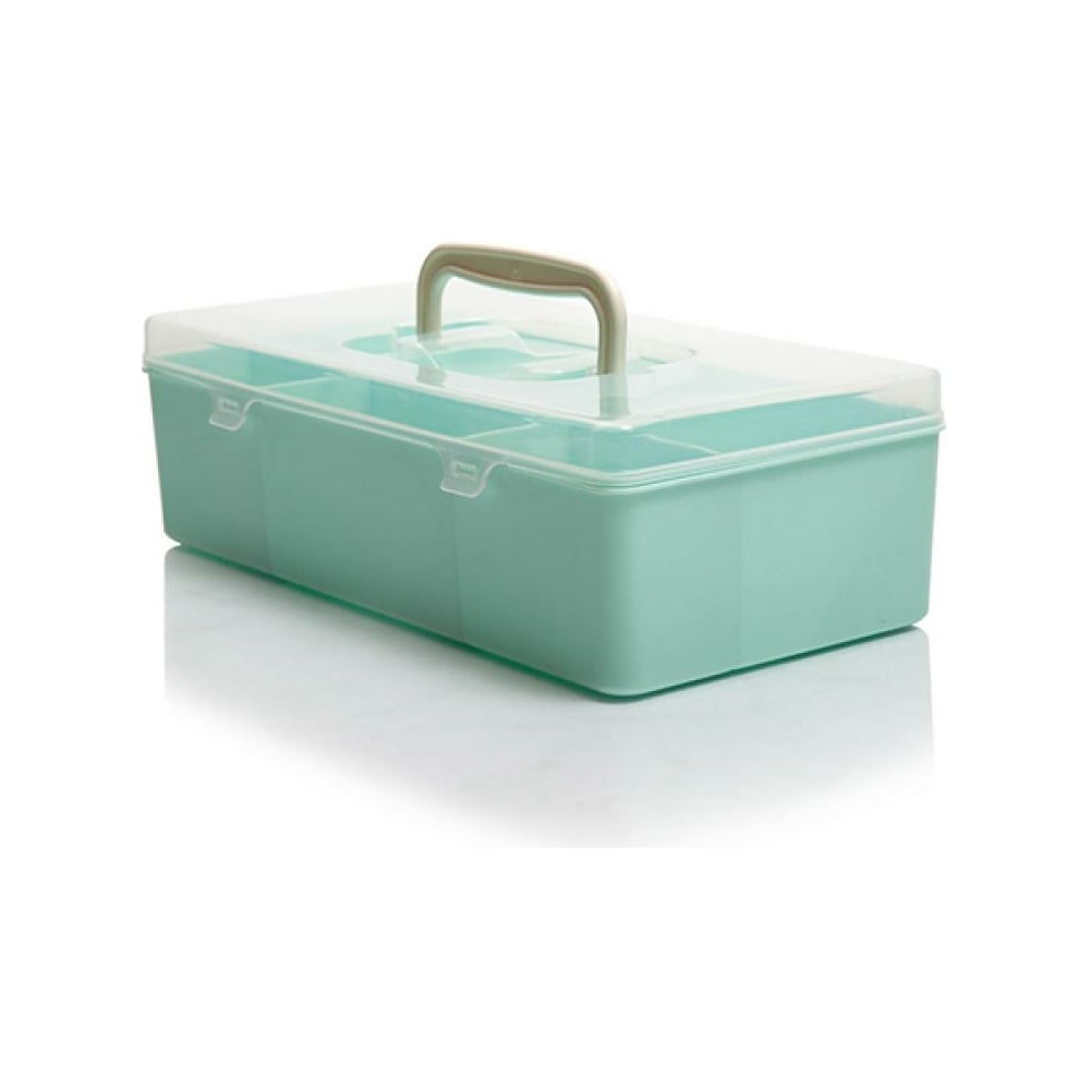 Изображение товара Ящик для хранения мелочей Полимербыт 284х144х85 пластиковый бокс