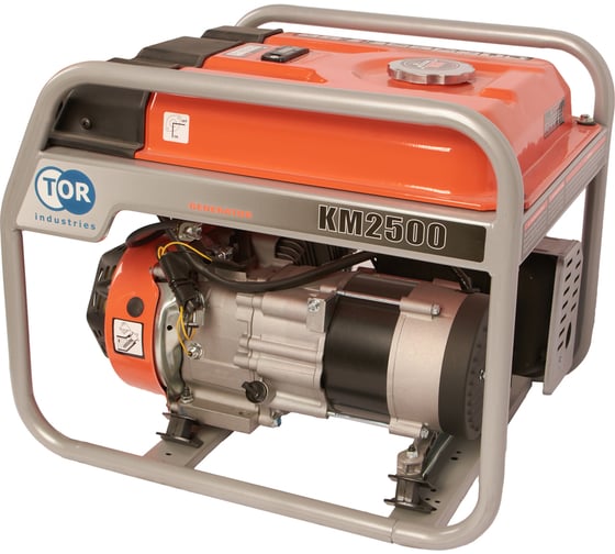 Изображение товара Бензиновый генератор TOR KM2500H 2,0кВт 220В 16л с ручным запуском 1011092