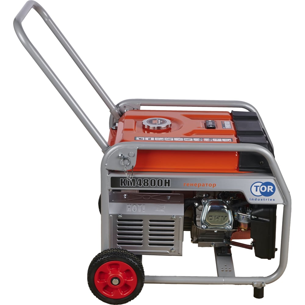 Изображение товара Бензиновый генератор TOR KM4800H 3,3 кВт с электростартером и колесами