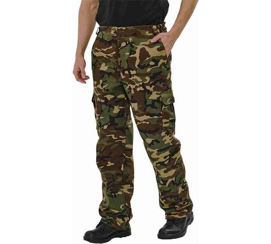 Изображение товара Брюки мужские URSUS "Капрал" Твилл Пич "Флора зеленый" БРЮ102-ФЛОРА ЗЕЛЕНЫЙ/60-62, 170-176