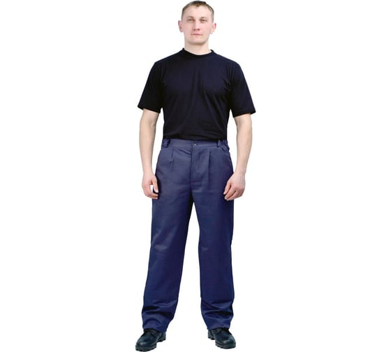 Изображение товара Брюки мужские летние URSUS "Строитель-Легион" темно-синие БРЮ155-001/64-66, 182-188