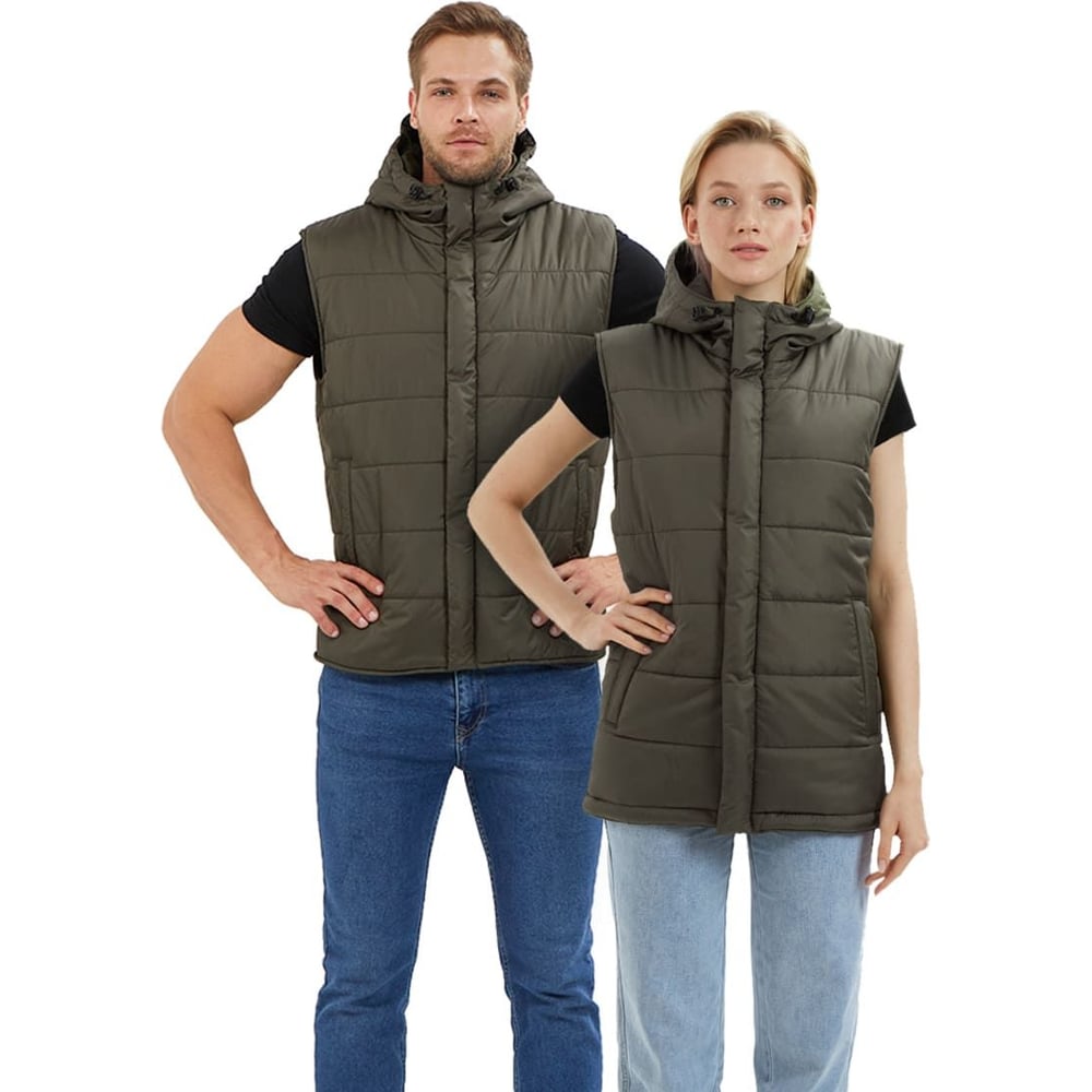 Изображение товара Утеплённый жилет URSUS ДЕЛЬТА хаки синтепон, 56-58 размер