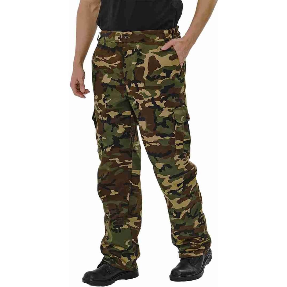 Изображение товара Мужские брюки URSUS Капрал из Твилл Пич Флора зеленый, демисезонные