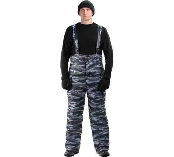 Изображение товара Брюки мужские зимние URSUS "Охрана" КМФ серый "вихрь" БРЮ601-К029/52-54, 182-188