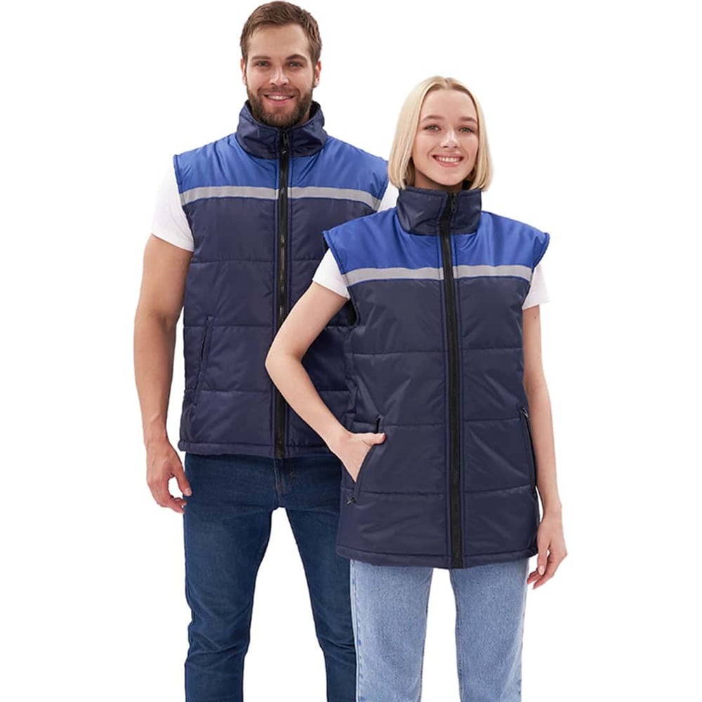 Изображение товара Утепленный жилет URSUS Фаворит синий Васильковая кокетка размер 44-46