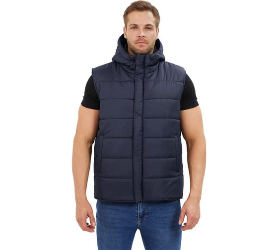 Изображение товара Жилет утеплённый URSUS "ДЕЛЬТА" цвет темно-синий, ткань Дюспо ЖИЛ966-001/60-62