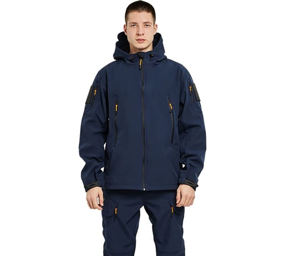 Изображение товара Костюм URSUS "ВЕПРЬ" куртка/брюки, цвет темно-синий, ткань Софтшелл КОС619-Т.СИНИЙ/56-58, 182-188