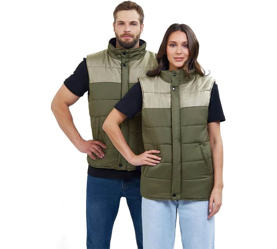 Изображение товара Жилет утепленный URSUS "РАПИД" цвет хаки/олива, ткань Дюспо ЖИЛ900-384/52-54