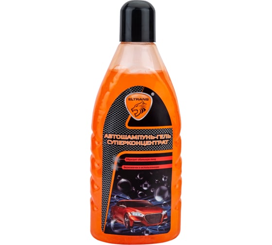Изображение товара Автошампунь ELTRANS гель-суперконцентрат ПЭТ флакон, 1 л EL-0102.02