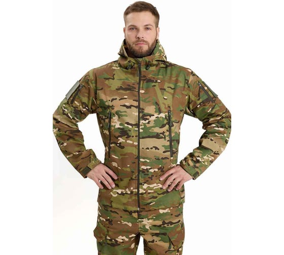 Изображение товара Костюм URSUS "ШТУРМ" куртка/брюки, цвет КМФ мультикам, ткань Твил рип-стоп КОС1055-МУЛЬТИКАМ/48-50, 170-176