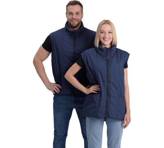 Изображение товара Жилет утепленный URSUS "РЕЙНИР" цвет темно-синий ЖИЛ895-001/52-54