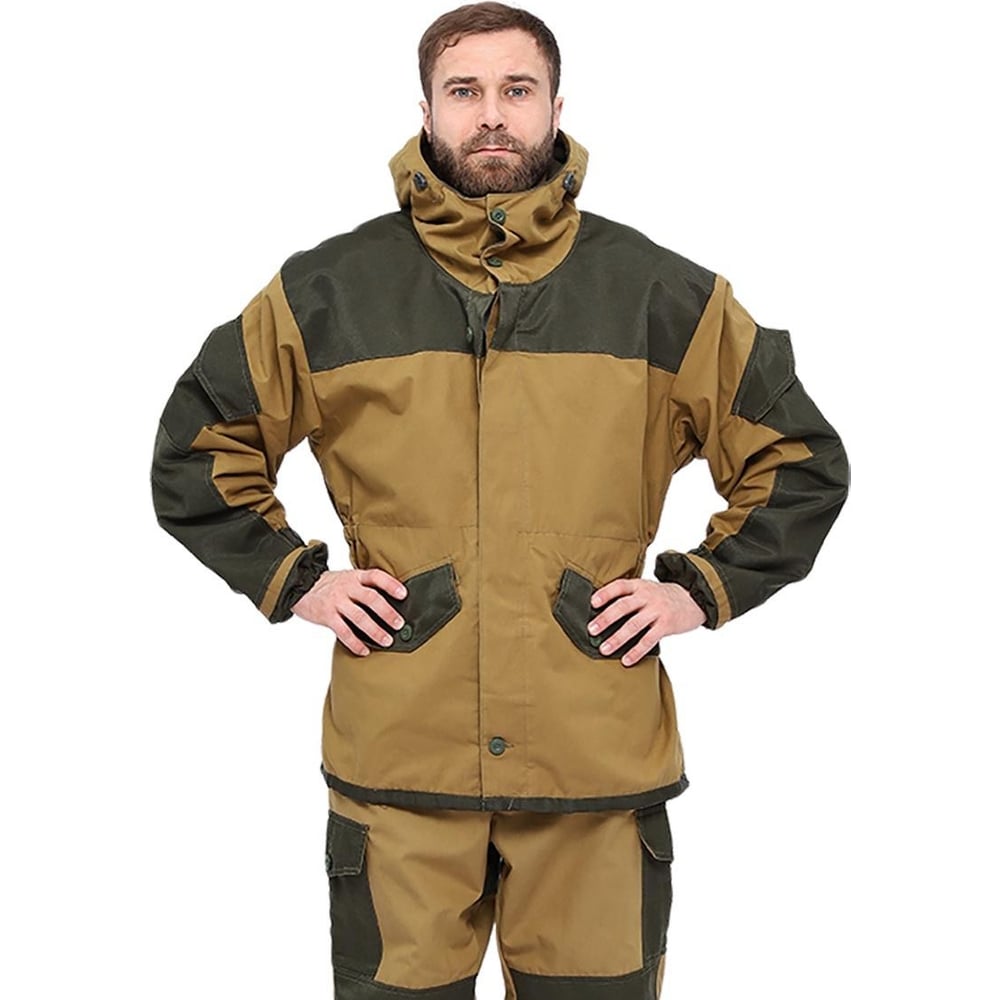 Костюм мужской демисезонный URSUS "Горка 3" палатка 270 гр/м2 хаки 100% хлопок КОС288-д-270Ф/44-46, 182-188