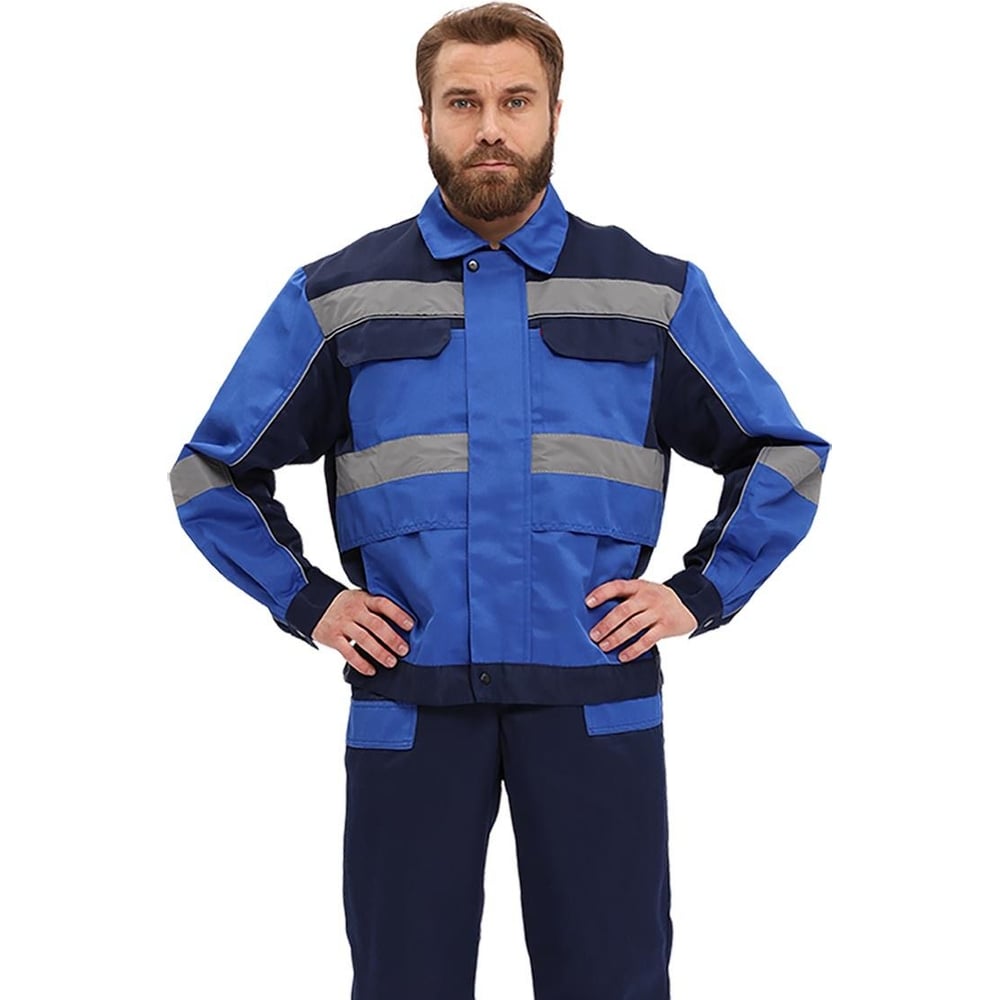 Изображение товара Костюм URSUS РЕСПЕКТ КОС821-031/64-66, василек/темно-синий, 170-176