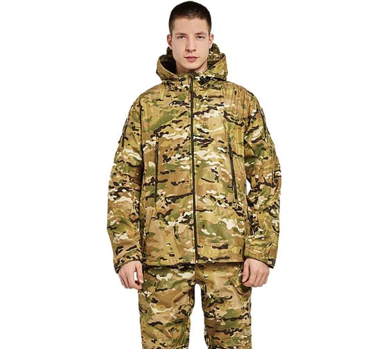Изображение товара Костюм URSUS "ВЕПРЬ" куртка/брюки, цвет КМФ "Мультикам", ткань Полофлис КОС619-МУЛЬТИКАМ/56-58, 182-188