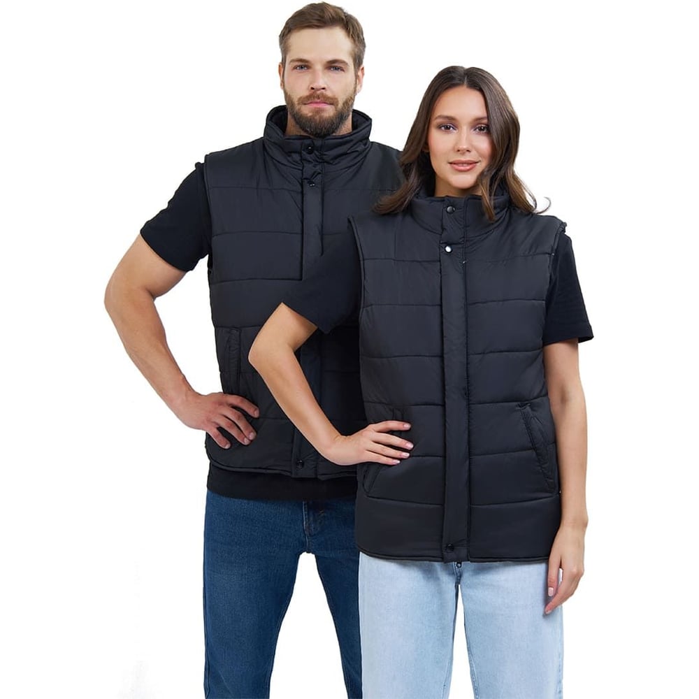 Изображение товара Утепленный жилет URSUS "РАПИД" черный синтетика Syntheton защита комфорт