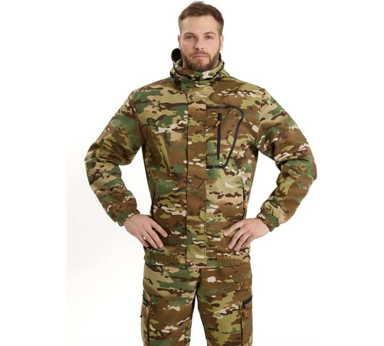 Изображение товара Костюм URSUS "ТУРИСТ МОСКИТ" куртка/брюки, цвет КМФ "Мультикам", ткань Грета КОС320-МУЛЬТИКАМ/60-62, 182-188