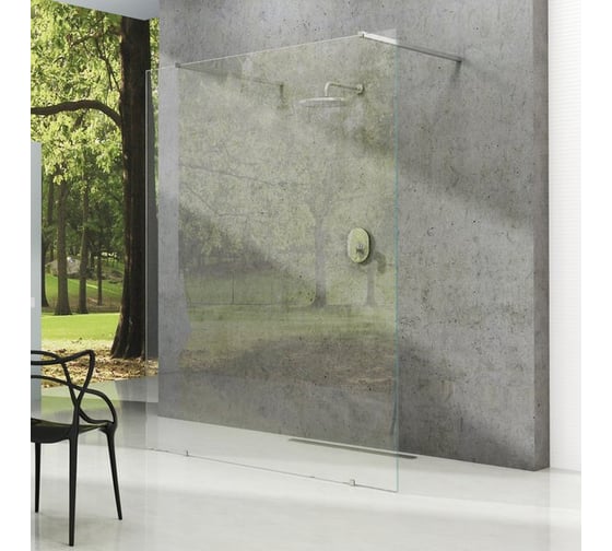 Изображение товара Душевое ограждение Ravak Walk In Free-1200х2000 блестящий профиль, прозрачное стекло GW9FG0C00Z1