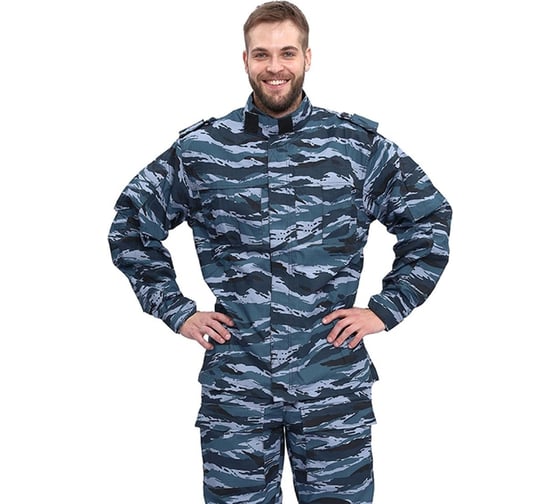 Изображение товара Костюм URSUS СПЕЦНАЗ куртка/брюки, цвет КМФ "Серый вихрь", ткань Рип-Стоп КОС501-СЕРЫЙ ВИХРЬ/52-54, 170-176