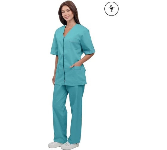 Изображение товара Костюм женский URSUS "Глория" бирюзовый с сиреневым ТОР526-100/60-62, 170-176