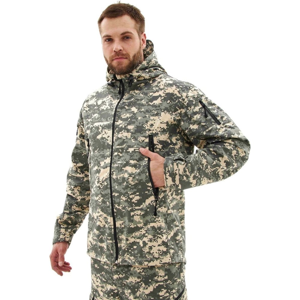 Изображение товара Костюм URSUS Штурм для охоты и рыбалки светло-серый 48-50 рост 182-188