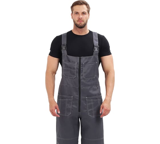 Изображение товара Полукомбинезон URSUS "РОЛЬФ" цвет темно-серый ПОЛ123-Т.СЕРЫЙ/56-58, 170-176