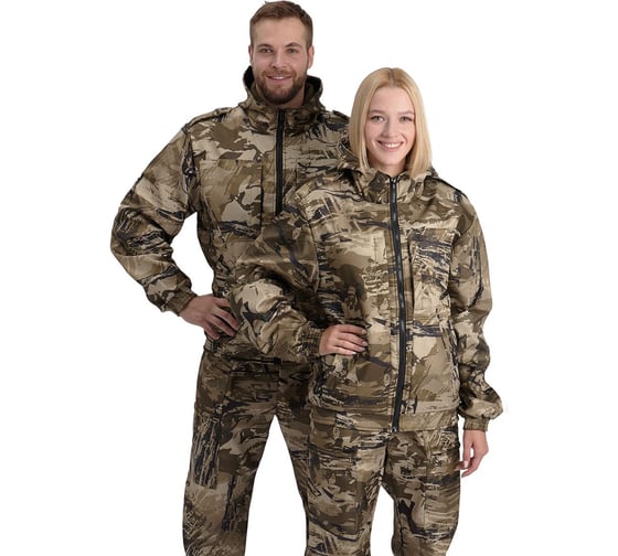 Изображение товара Костюм URSUS "КАСКАД" куртка/брюки, цвет КМФ "бежевая кукла", ткань Полофлис КОС345-К86/44-46, 170-176