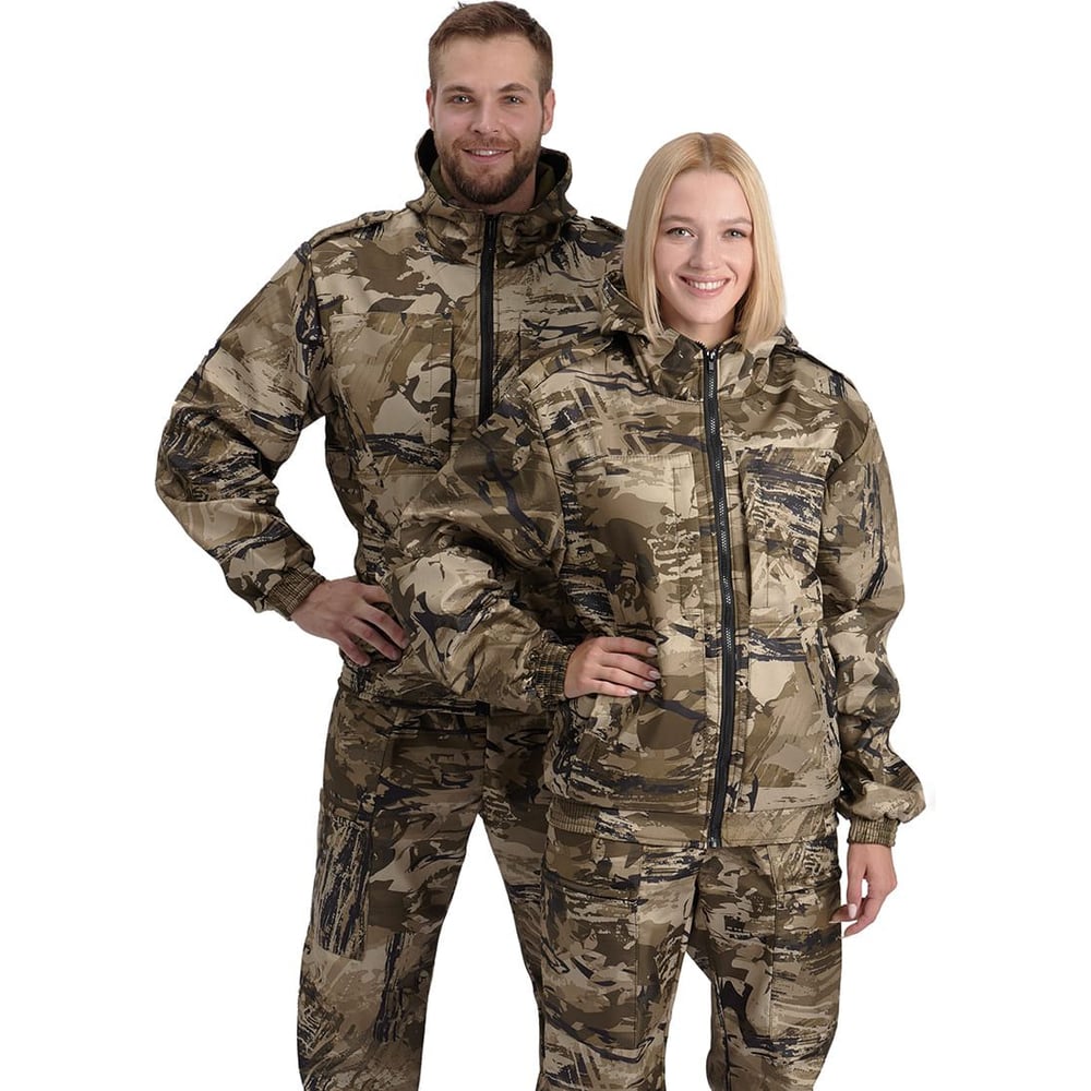 Изображение товара Костюм URSUS "КАСКАД" куртка/брюки, цвет КМФ "бежевая кукла", ткань Полофлис КОС345-К86/56-58, 182-188