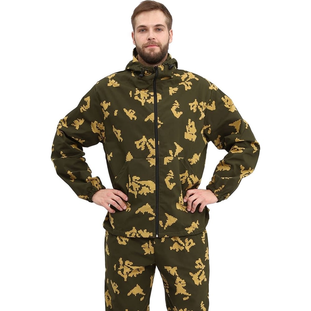 Изображение товара Костюм URSUS "МАСКХАЛАТ" куртка/брюки, цвет КМФ "Граница зеленый", ткань сорочечная КОС894-ГРАНИЦА ЗЕЛЕНЫЙ/56-58, 170-176