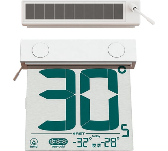 Изображение товара Цифровой термометр на солнечной батарее RST RST01388