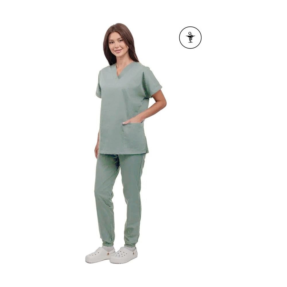 Изображение товара Женский костюм URSUS Эрла зеленый воск размер 48-50